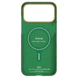 Pitaka รุ่น Breath of Veins Edge Case - เคส iPhone 17 Pro - สี Sprout Surge