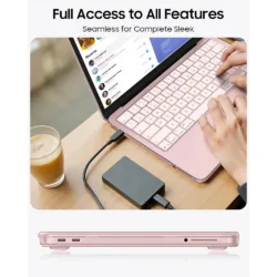 WiWU รุ่น iShied Ultra Thin - เคส MacBook Neo 13" (A18/2026) - สี Pink 26 WiWU รุ่น iShied Ultra Thin - เคส MacBook Neo 13" (A18/2026) - สี Pink