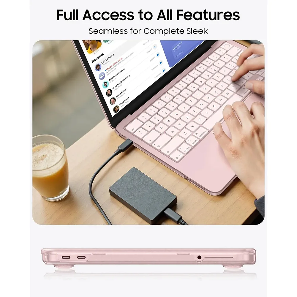 WiWU รุ่น iShied Ultra Thin - เคส MacBook Neo 13" (A18/2026) - สี Pink 8 WiWU รุ่น iShied Ultra Thin - เคส MacBook Neo 13" (A18/2026) - สี Pink - Image 8
