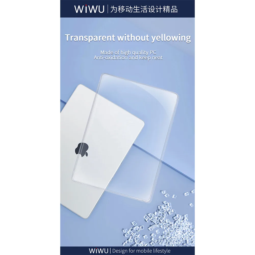 WiWU รุ่น Crystal Shield - เคส MacBook Neo 13" (A18/2026) - สี Clear 3 WiWU รุ่น Crystal Shield - เคส MacBook Neo 13" (A18/2026) - สี Clear - Image 3