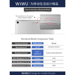 WiWU รุ่น Crystal Shield - เคส MacBook Neo 13" (A18/2026) - สี Clear 30 WiWU รุ่น Crystal Shield - เคส MacBook Neo 13" (A18/2026) - สี Clear