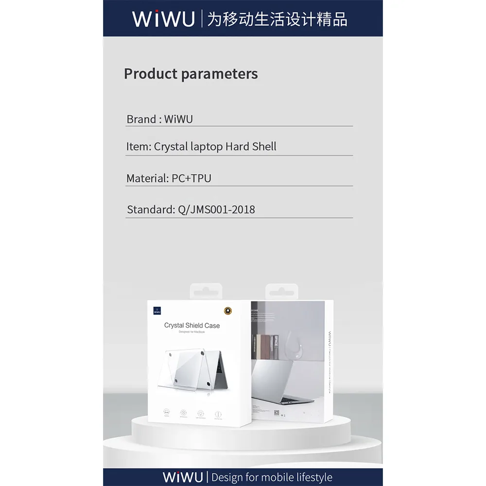WiWU รุ่น Crystal Shield - เคส MacBook Neo 13" (A18/2026) - สี Clear 16 WiWU รุ่น Crystal Shield - เคส MacBook Neo 13" (A18/2026) - สี Clear - Image 16