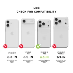 [Pre-Order] UAG รุ่น Monarch Pro - เคส iPhone 17 Pro – สี Forged Carbon Fiber/Blue (Limited Edition)