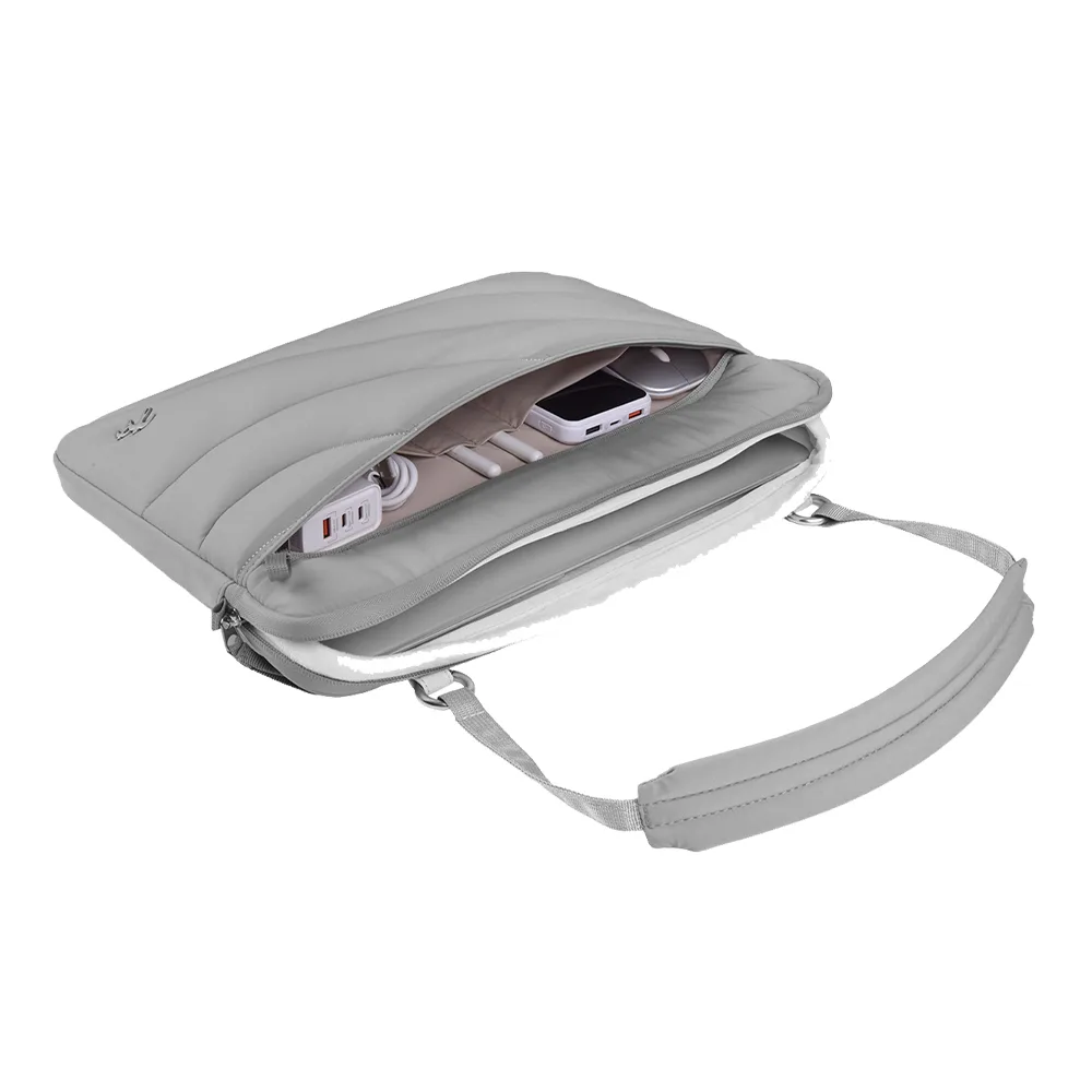 WiWU รุ่น Terrace Sleeve - ซองใส่ Laptop 14" - สี Light Grey 4 WiWU รุ่น Terrace Sleeve - ซองใส่ Laptop 14" - สี Light Grey - Image 4