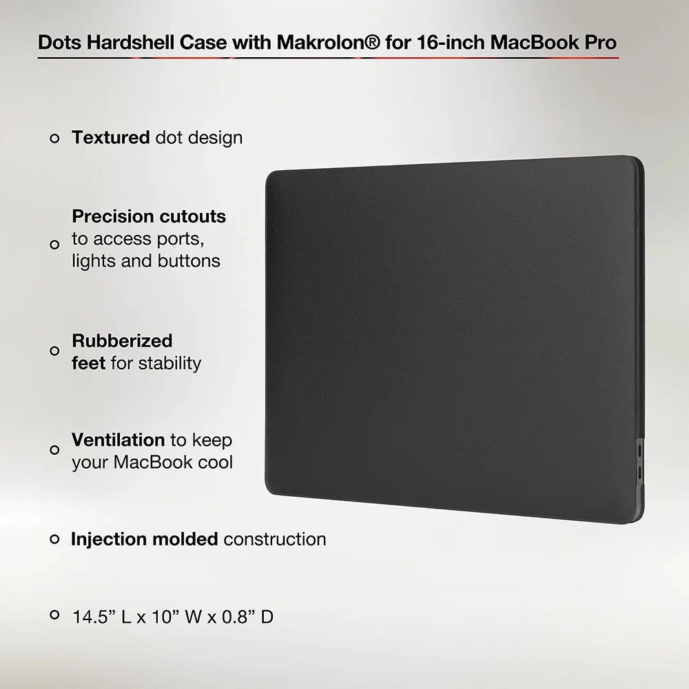 Incase รุ่น Hardshell Dots with Makrolon® - เคส MacBook Pro 14" (2021/M3/M4) - สี Black 3 Incase รุ่น Hardshell Dots with Makrolon® - เคส MacBook Pro 14" (2021/M3/M4) - สี Black - Image 3