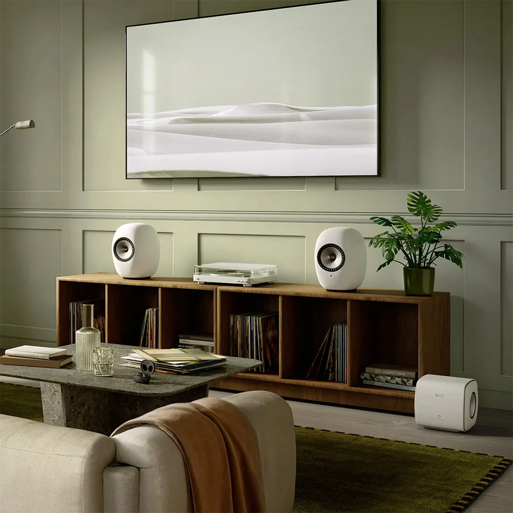 ลำโพง KEF รุ่น LS LUXE - สี Mineral White 6 ลำโพง KEF รุ่น LS LUXE - สี Mineral White - Image 6