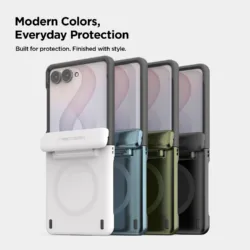 VRS รุ่น Modern - เคส Galaxy Flip 8 - สี Black