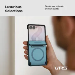 VRS รุ่น Modern - เคส Galaxy Flip 8 - สี Black