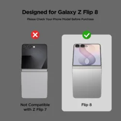 VRS รุ่น Modern - เคส Galaxy Flip 8 - สี Black