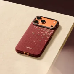 Pitaka รุ่น Sakura Hours Edge Case - เคส iPhone 17 Pro Max - สี Daybreak Red 13 Pitaka รุ่น Sakura Hours Edge Case - เคส iPhone 17 Pro Max - สี Daybreak Red