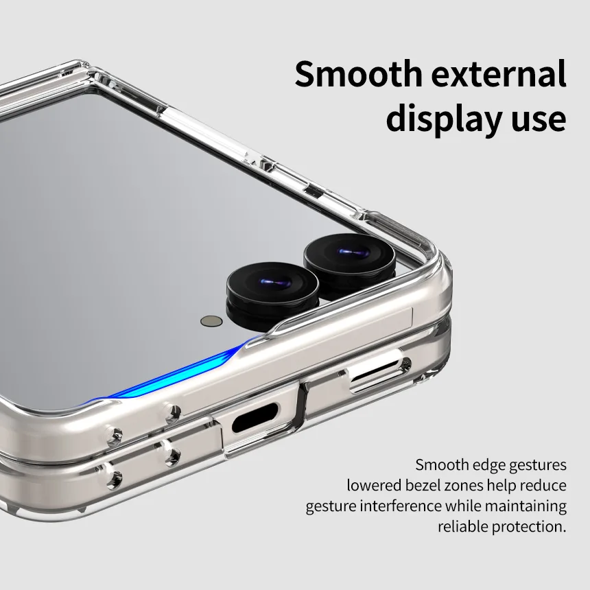 Araree รุ่น Duple 360 M Stand - เคส Galaxy Z Flip 8 - สี Clear 5 Araree รุ่น Duple 360 M Stand - เคส Galaxy Z Flip 8 - สี Clear - Image 5