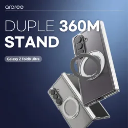 Araree รุ่น Duple 360 M Stand - เคส Galaxy Z Fold 8 Ultra - สี Clear 14 Araree รุ่น Duple 360 M Stand - เคส Galaxy Z Fold 8 Ultra - สี Clear