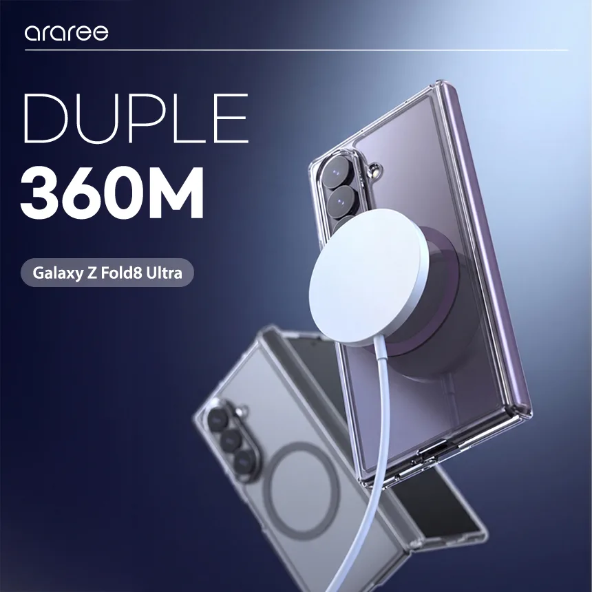 Araree รุ่น Duple 360 M - เคส Galaxy Z Fold 8 Ultra - สี Clear/Black 2 Araree รุ่น Duple 360 M - เคส Galaxy Z Fold 8 Ultra - สี Clear/Black - Image 2