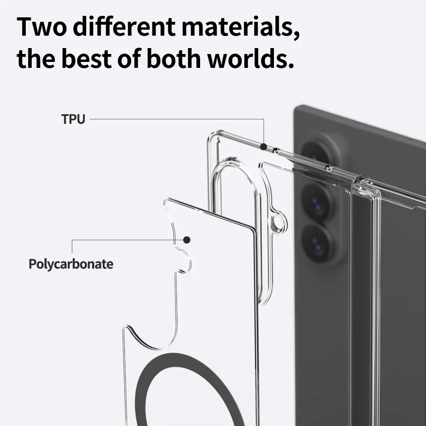 Araree รุ่น Duple 360 M - เคส Galaxy Z Fold 8 Ultra - สี Clear/Black 4 Araree รุ่น Duple 360 M - เคส Galaxy Z Fold 8 Ultra - สี Clear/Black - Image 4