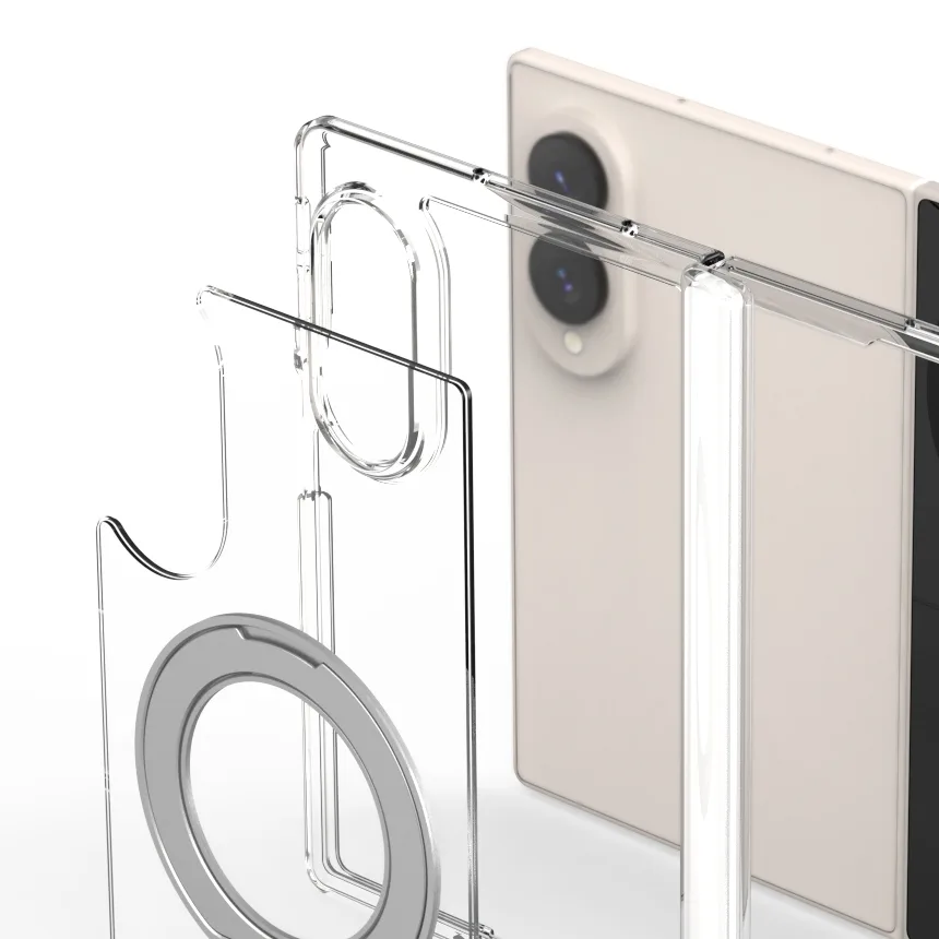 Araree รุ่น Duple 360 M Stand - เคส Galaxy Z Fold 8 - สี Clear 3 Araree รุ่น Duple 360 M Stand - เคส Galaxy Z Fold 8 - สี Clear - Image 3