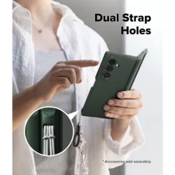 Ringke รุ่น Onyx Flap Magnetic - เคส Galaxy Z Fold 8 Ultra - สี Dark Green