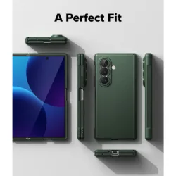 Ringke รุ่น Onyx Flap Magnetic - เคส Galaxy Z Fold 8 Ultra - สี Dark Green