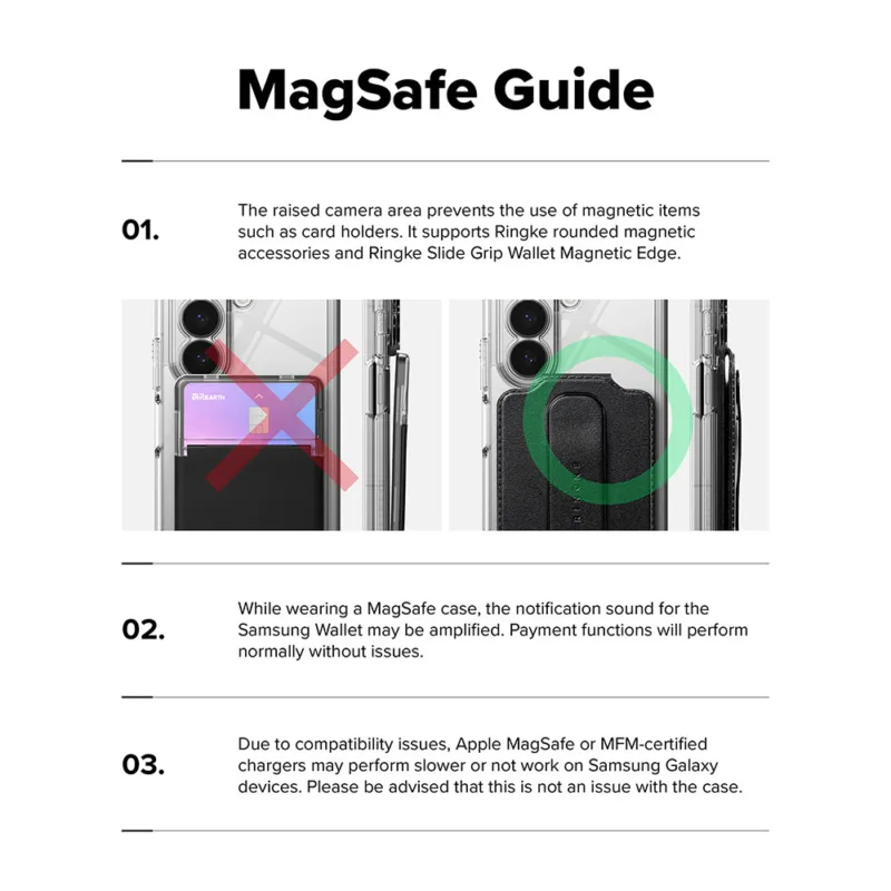 Ringke รุ่น Fusion Magnetic - เคส Galaxy Z Fold 8 Ultra - สี Clear