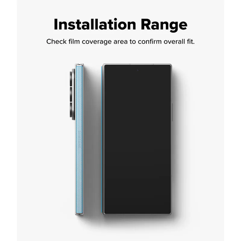 Ringke รุ่น Hinge Dual Easy Film - ฟิล์มแกนพับ Galaxy Z Fold 8 Ultra (ฟิล์ม2ชิ้น)