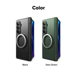 Ringke รุ่น Onyx Flap Magnetic - เคส Galaxy Z Fold 8 Ultra - สี Black