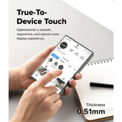 Ringke รุ่น Easy Slide Tempered Glass - ฟิล์มกระจก Galaxy Z Fold 8 (ฟิล์ม2ชิ้น)
