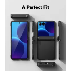 Ringke รุ่น Onyx Flap Magnetic - เคส Galaxy Z Flip 8 - สี Black