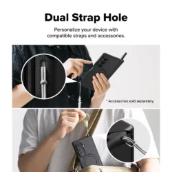 Ringke รุ่น Alles - เคส Galaxy Z Fold 8 Ultra - สี Black