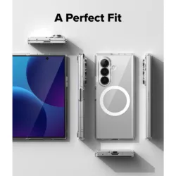 Ringke รุ่น Fusion Magnetic - เคส Galaxy Z Fold 8 Ultra - สี Clear