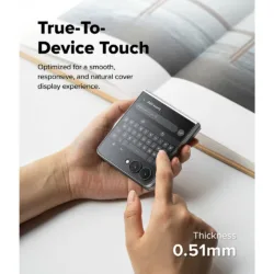 Ringke รุ่น Tempered Glass Pro - ฟิล์มกระจก Galaxy Z Flip 8 (ฟิล์ม2ชิ้น)