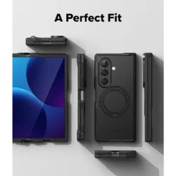 Ringke รุ่น Alles - เคส Galaxy Z Fold 8 Ultra - สี Black