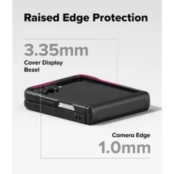 Ringke รุ่น Onyx Flap Magnetic - เคส Galaxy Z Flip 8 - สี Black