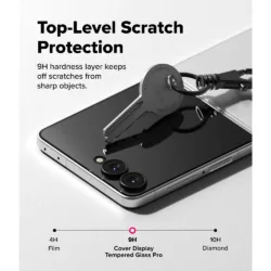 Ringke รุ่น Tempered Glass Pro - ฟิล์มกระจก Galaxy Z Flip 8 (ฟิล์ม2ชิ้น)