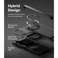 Ringke รุ่น Alles - เคส Galaxy Z Fold 8 Ultra - สี Black