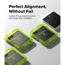Ringke รุ่น Tempered Glass Pro - ฟิล์มกระจก Galaxy Z Flip 8 (ฟิล์ม2ชิ้น)