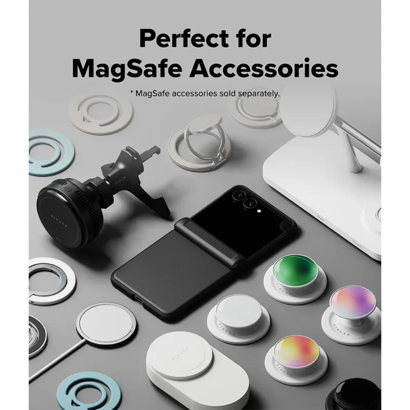 Ringke รุ่น Onyx Flap Magnetic - เคส Galaxy Z Flip 8 - สี Black