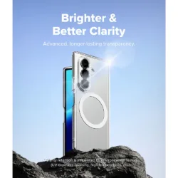 Ringke รุ่น Fusion Magnetic - เคส Galaxy Z Fold 8 Ultra - สี Clear