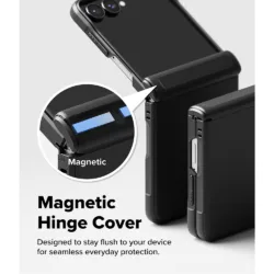 Ringke รุ่น Onyx Flap Magnetic - เคส Galaxy Z Flip 8 - สี Black