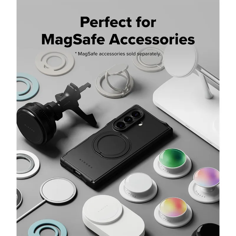 Ringke รุ่น Alles - เคส Galaxy Z Fold 8 Ultra - สี Black