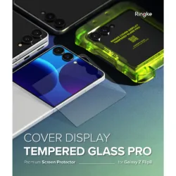 Ringke รุ่น Tempered Glass Pro - ฟิล์มกระจก Galaxy Z Flip 8 (ฟิล์ม2ชิ้น)