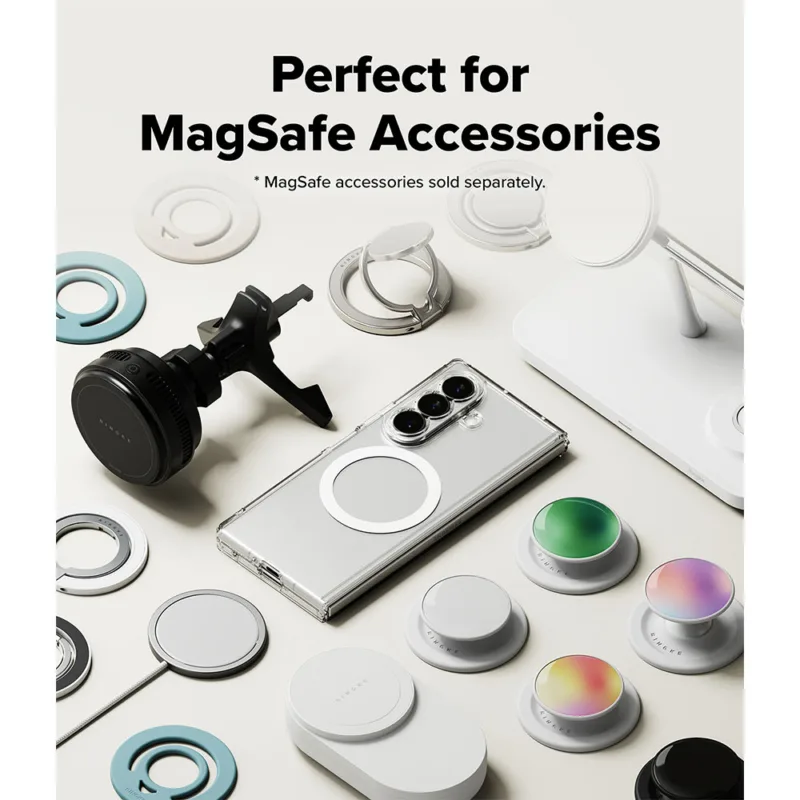 Ringke รุ่น Fusion Magnetic - เคส Galaxy Z Fold 8 Ultra - สี Clear