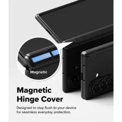Ringke รุ่น Onyx Flap Magnetic - เคส Galaxy Z Fold 8 Ultra - สี Black