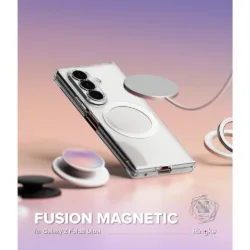 Ringke รุ่น Fusion Magnetic - เคส Galaxy Z Fold 8 Ultra - สี Clear
