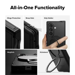 Ringke รุ่น Alles - เคส Galaxy Z Fold 8 Ultra - สี Black