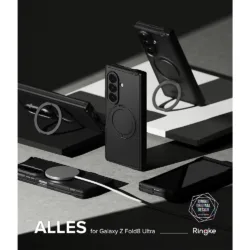 Ringke รุ่น Alles - เคส Galaxy Z Fold 8 Ultra - สี Black