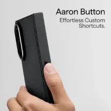 Pitaka รุ่น Edge Case (Aaron Button) - เซ็ตเคสและฟิล์ม Galaxy Z Fold 8 - สี Black/Grey - Image 3