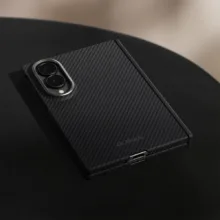 Pitaka รุ่น Edge Case (Aaron Button) - เซ็ตเคสและฟิล์ม Galaxy Z Fold 8 - สี Black/Grey - Image 15