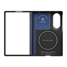 Pitaka รุ่น Edge Case (Aaron Button) - เซ็ตเคสและฟิล์ม Galaxy Z Fold 8 - สี Black/Grey - Image 11