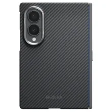 Pitaka รุ่น Edge Case (Aaron Button) - เซ็ตเคสและฟิล์ม Galaxy Z Fold 8 - สี Black/Grey - Image 5