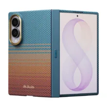 Pitaka รุ่น Edge Case (Aaron Button) - เซ็ตเคสและฟิล์ม Galaxy Z Fold 8 - สี California Dream-01