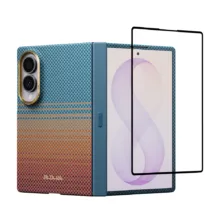 Pitaka รุ่น Edge Case (Aaron Button) - เซ็ตเคสและฟิล์ม Galaxy Z Fold 8 - สี California Dream-01 - Image 2